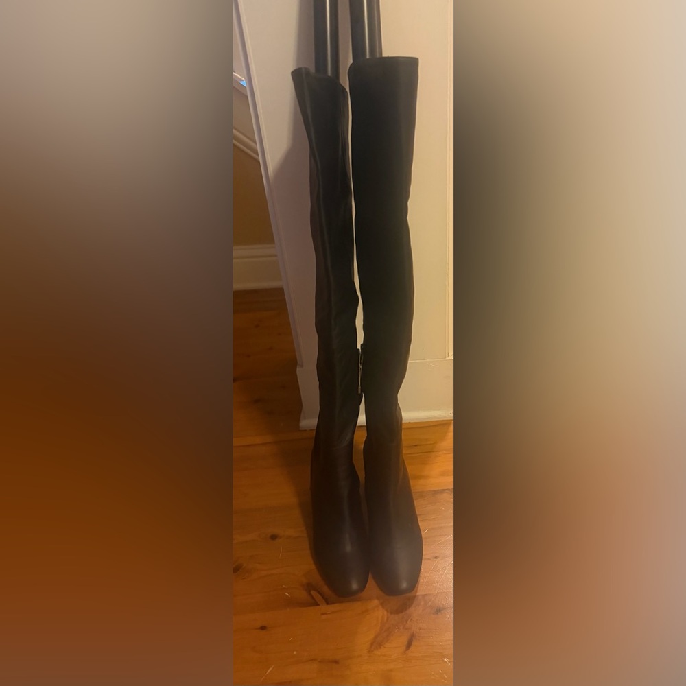 Sleek Black Over the Knee Women's Boots